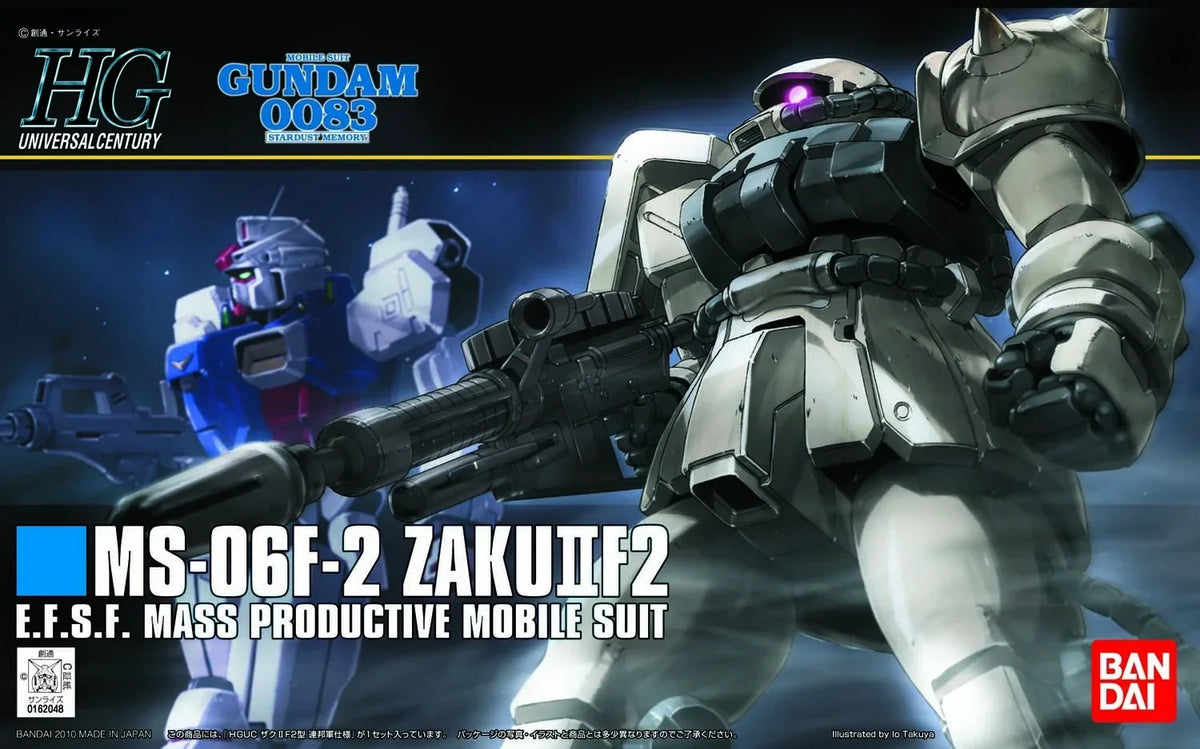 Gundam 1/144 HGUC #107 0083 Stardust Memory MS-06F-2 Zaku II F2 (E.F.S.F Ver.) Model Kit