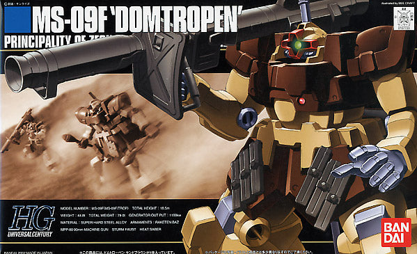 Gundam 1/144 HGUC #027 0083 Stardust Memory MS-09F Dom Tropen (Sand Brown) Model Kit