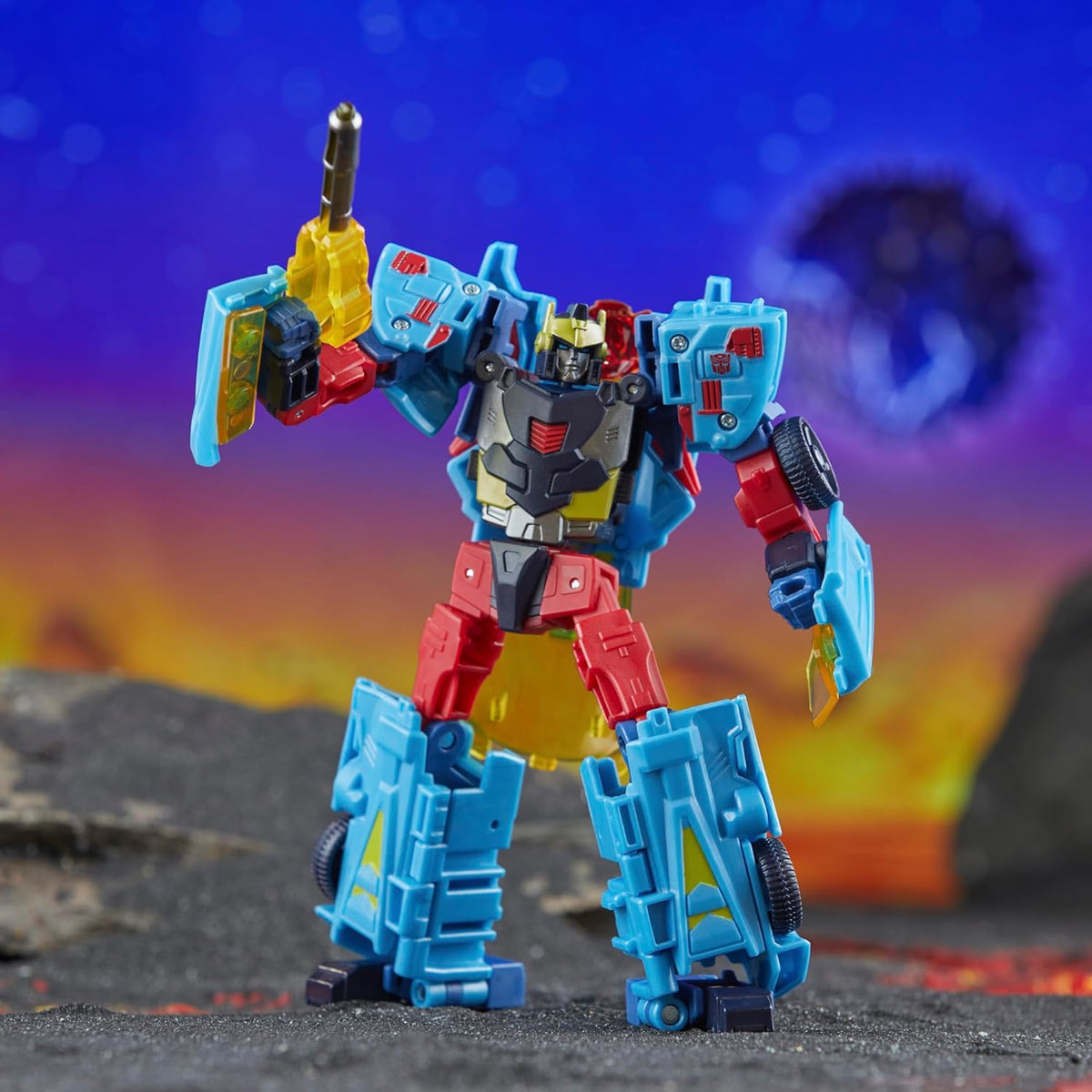 Transformers Generations Legacy United Deluxe Class Cybertron Universe Hot Shot Action Figure