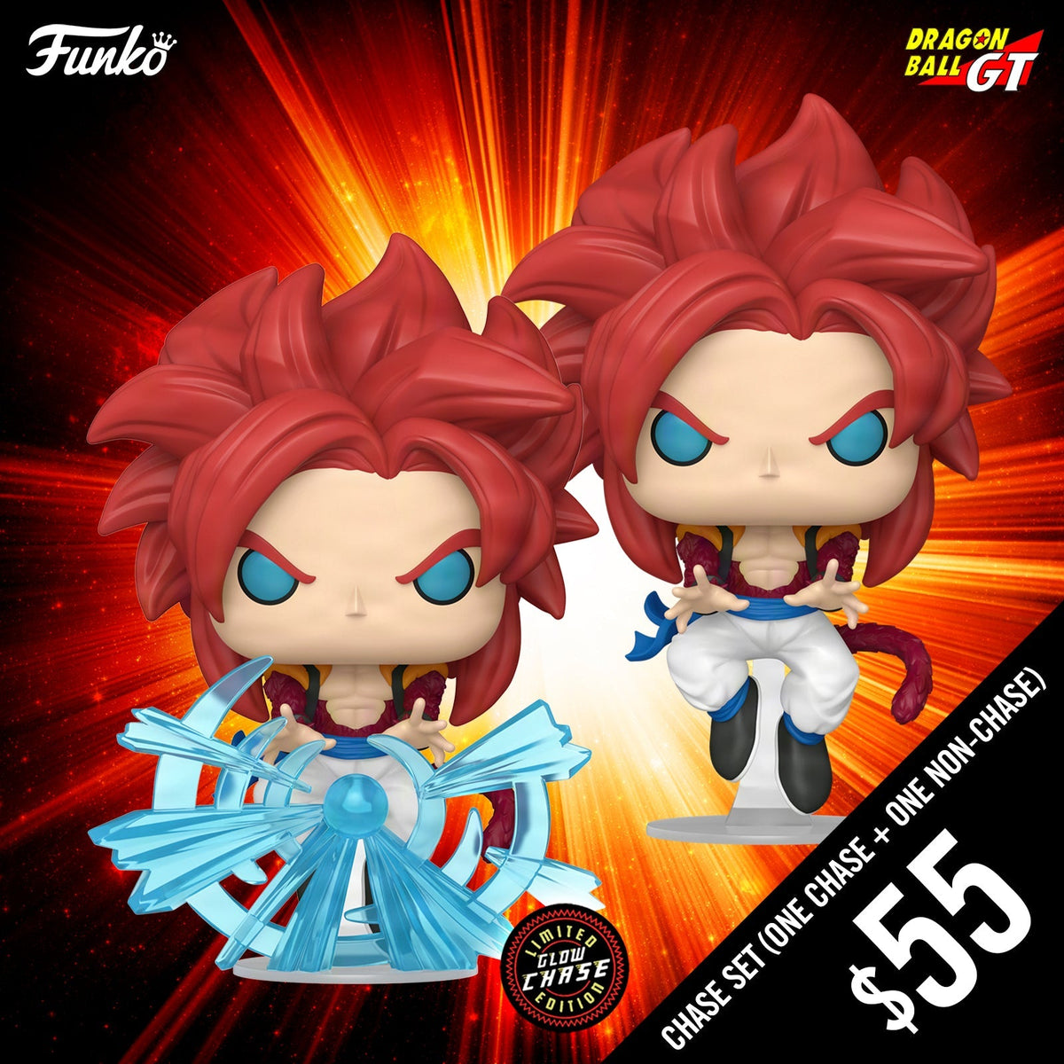 Pre-Order: Funko Pop! DBGT S2: SS4 Gogeta #2074 (Chase plus Common)