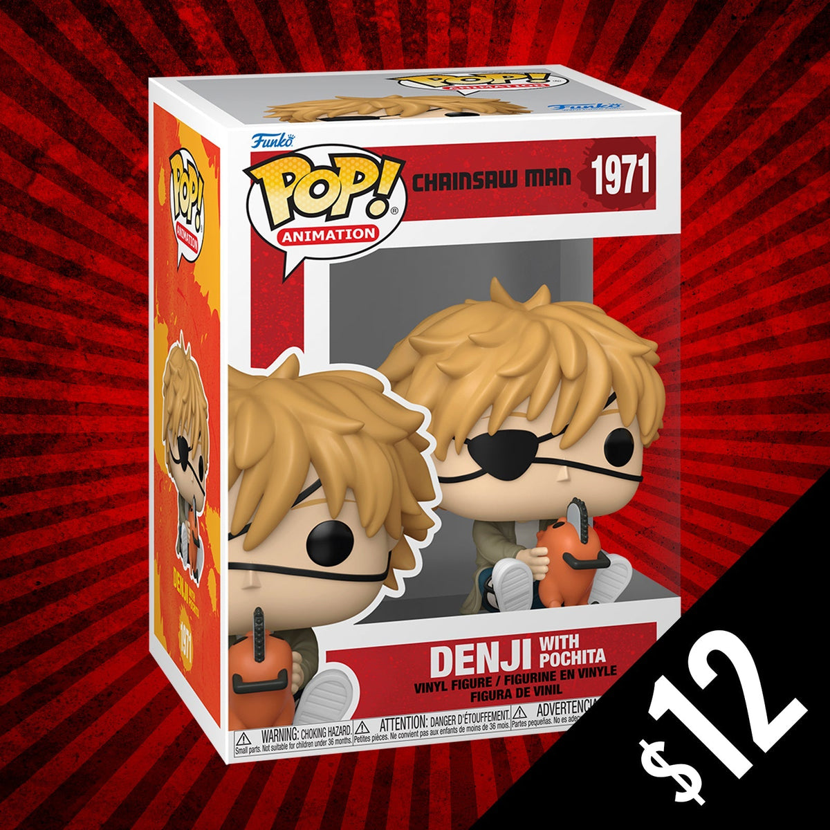Pre-Order: Funko Pop! Chainsaw Man: Denji with Pochita #1971