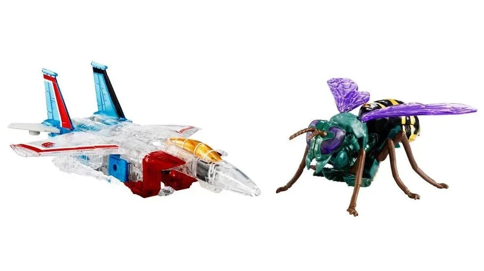 Transformers BWVS-08 Ghost Starscream vs. Haunted Waspinator Premium Finish 2 Pack Action Figure