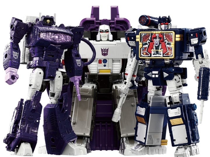 Transformers Dramatic Capture Series Nemesis Bridge 3-Pack Action Figure