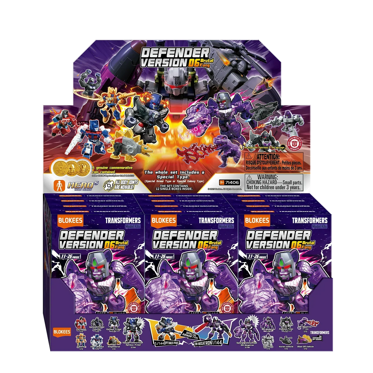 Blokees Transformers Defender Version 06 Brutal Fang