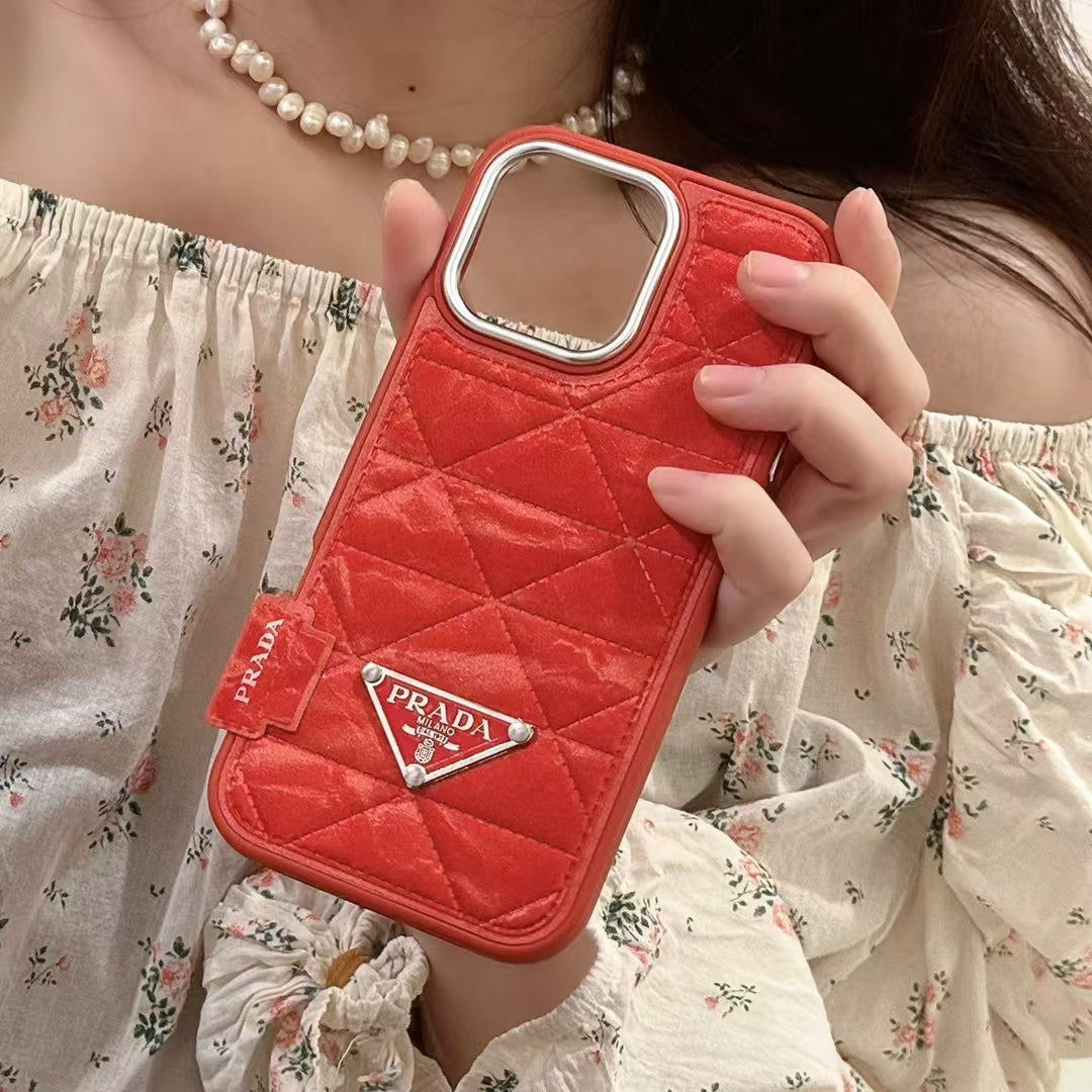 Elegant Prada Phone Case for iPhone 13-18 Pro & Pro Max