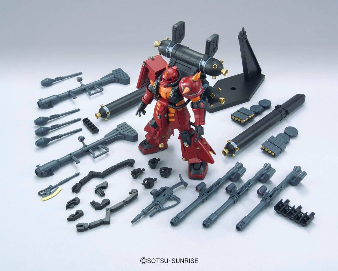 Gundam 1/144 HG Thunderbolt #09 MS-06R Zaku II High Mobility Type "Psycho Zaku" (Thunderbolt ONA Ver.) Model Kit