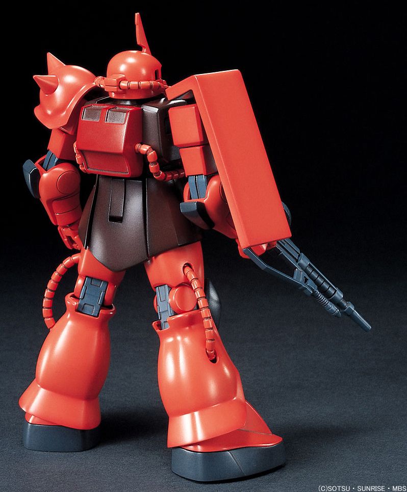 Gundam 1/144 HGUC #032 Gundam 0079 MS-06S Zaku II Char Custom Model Kit