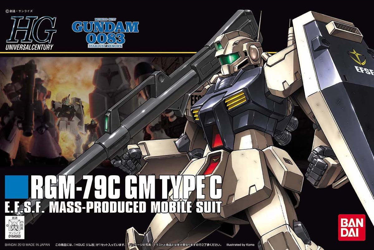 Gundam 1/144 HGUC #113 0083 Stardust Memory RGM-79C GM Type C Model Kit