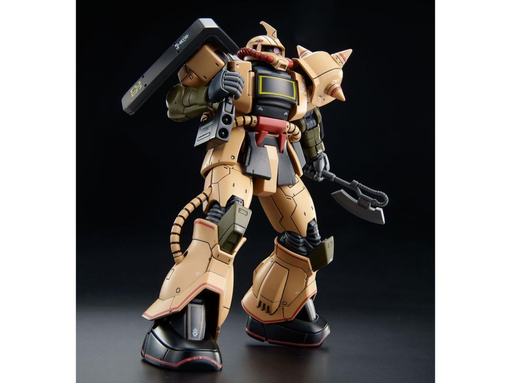 Gundam 1/144 HG The Origin MS-06D Zaku Desert Type Model Kit Exclusive