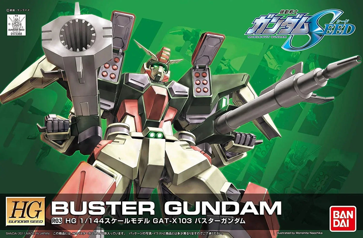 Gundam 1/144 HG Seed Remastered #R03 GAT-X103 Buster Gundam Model Kit