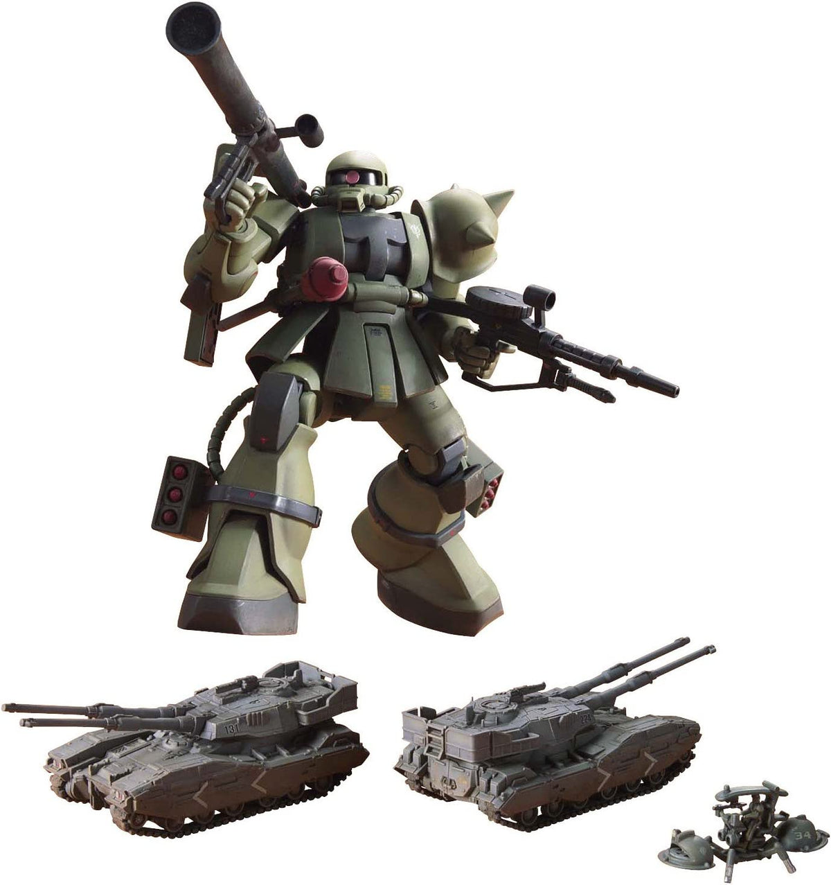 Gundam 1/144 HG UC Hard Graph MS-06 Zaku The Ground War Set Model Kit