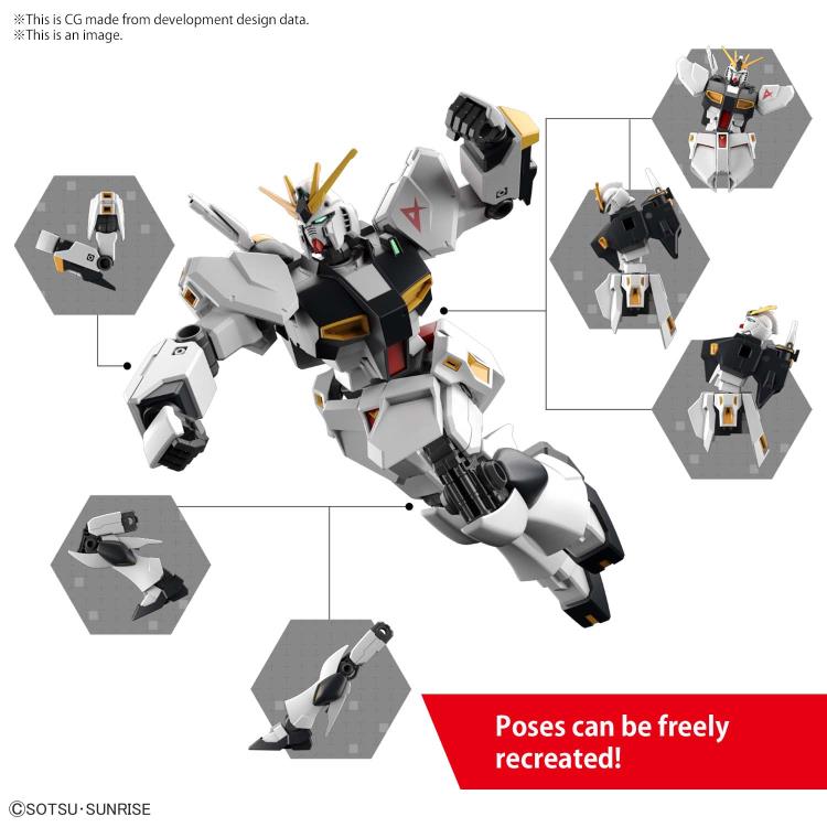 Gundam 1/144 Entry Grade RX-93 Nu V Gundam Model Kit