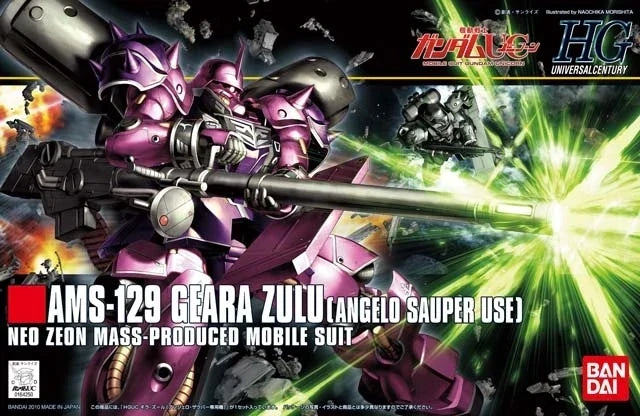 Gundam 1/144 HGUC #112 Gundam Unicorn AMS-129 Geara Zulu (Angelo Sauper Use) Model Kit