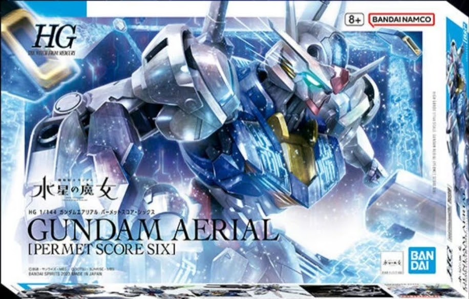 Gundam 1/144 HG WFM Gundam Aerial (Permet Score Six) Model Kit Exclusive
