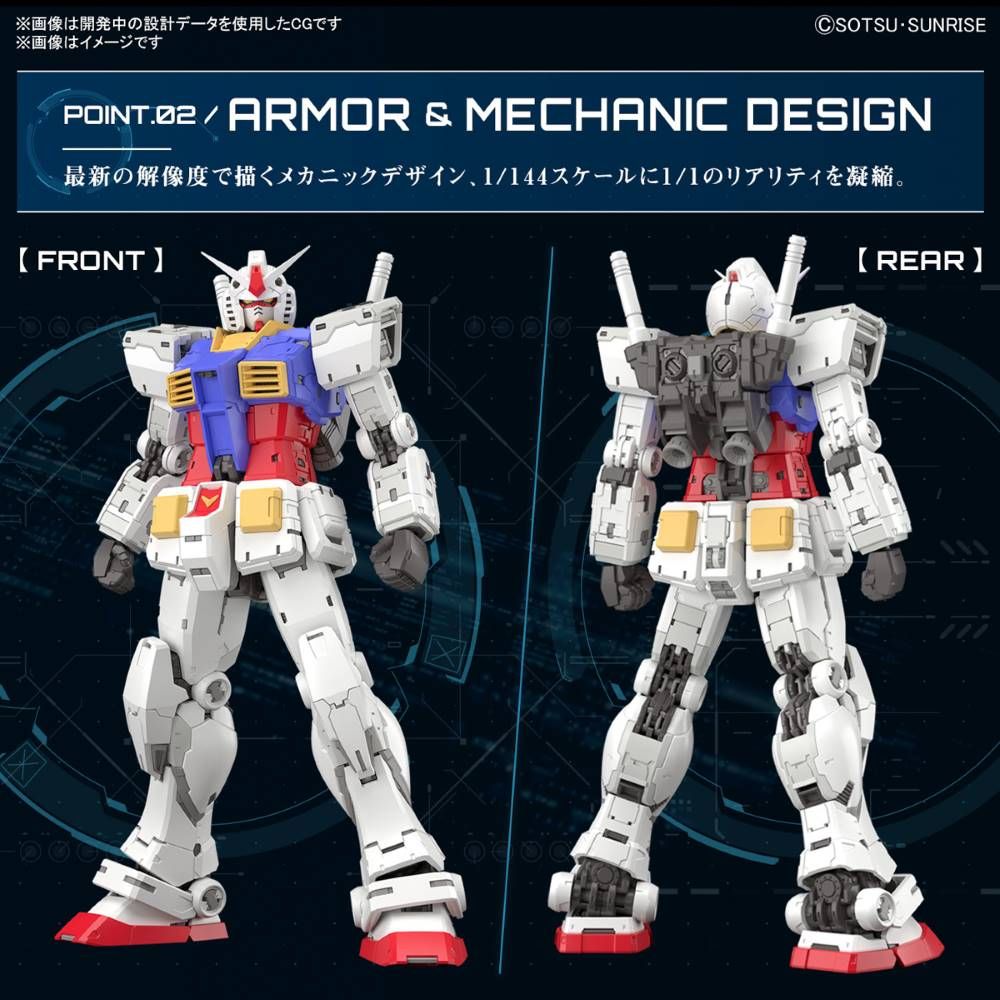 Gundam 1/144 RG #40 Gundam 0079 RX-78-2 Gundam Ver. 2.0 Model Kit