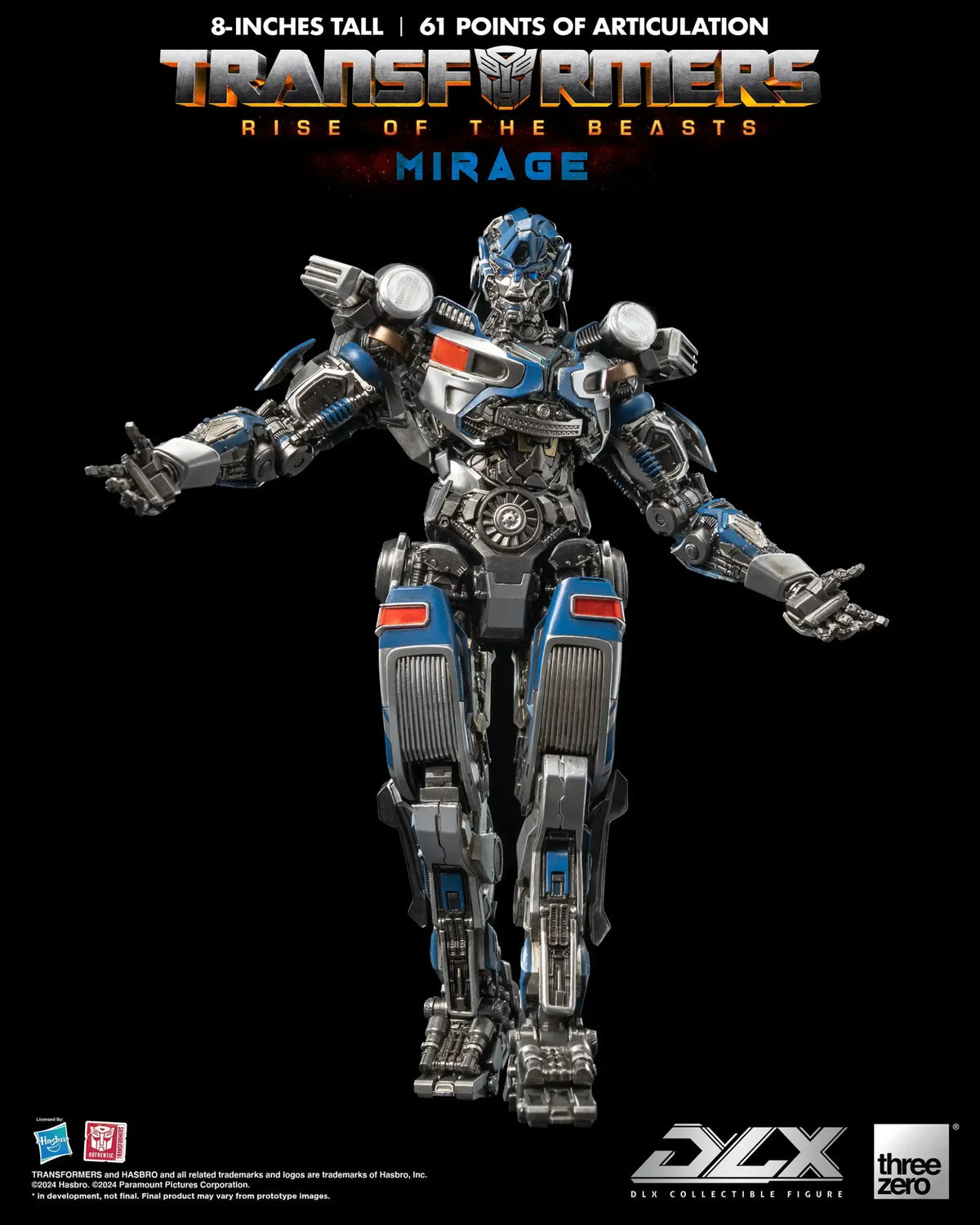 ThreeZero Transformers: Rise of the Beasts Mirage DLX Action Figure
