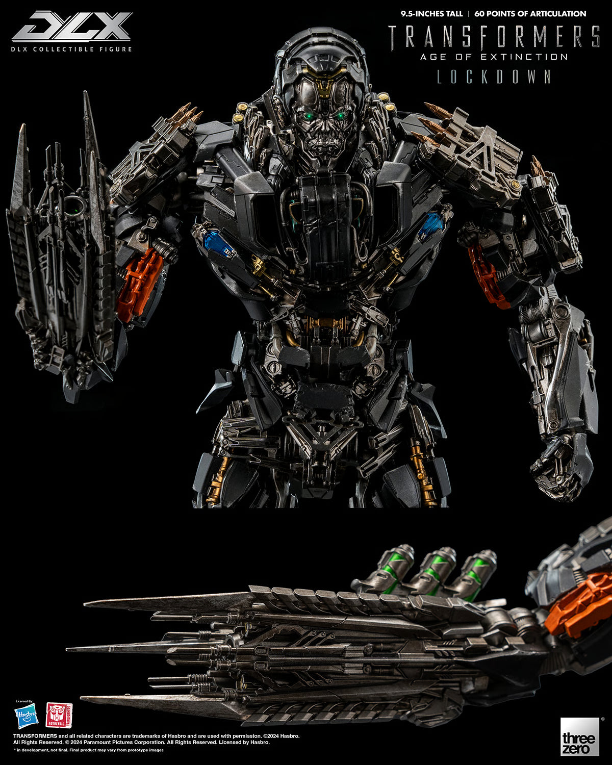 ThreeZero DLX Transformers: Age of Extinction Lockdown Action Figure