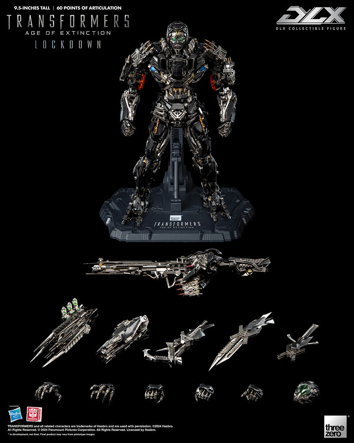 ThreeZero DLX Transformers: Age of Extinction Lockdown Action Figure