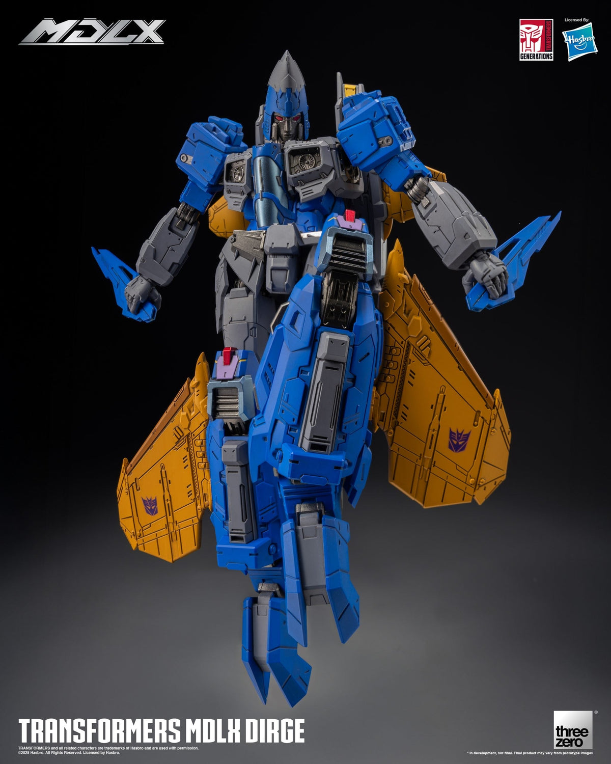 ThreeZero Transformers Dirge MDLX Action Figure