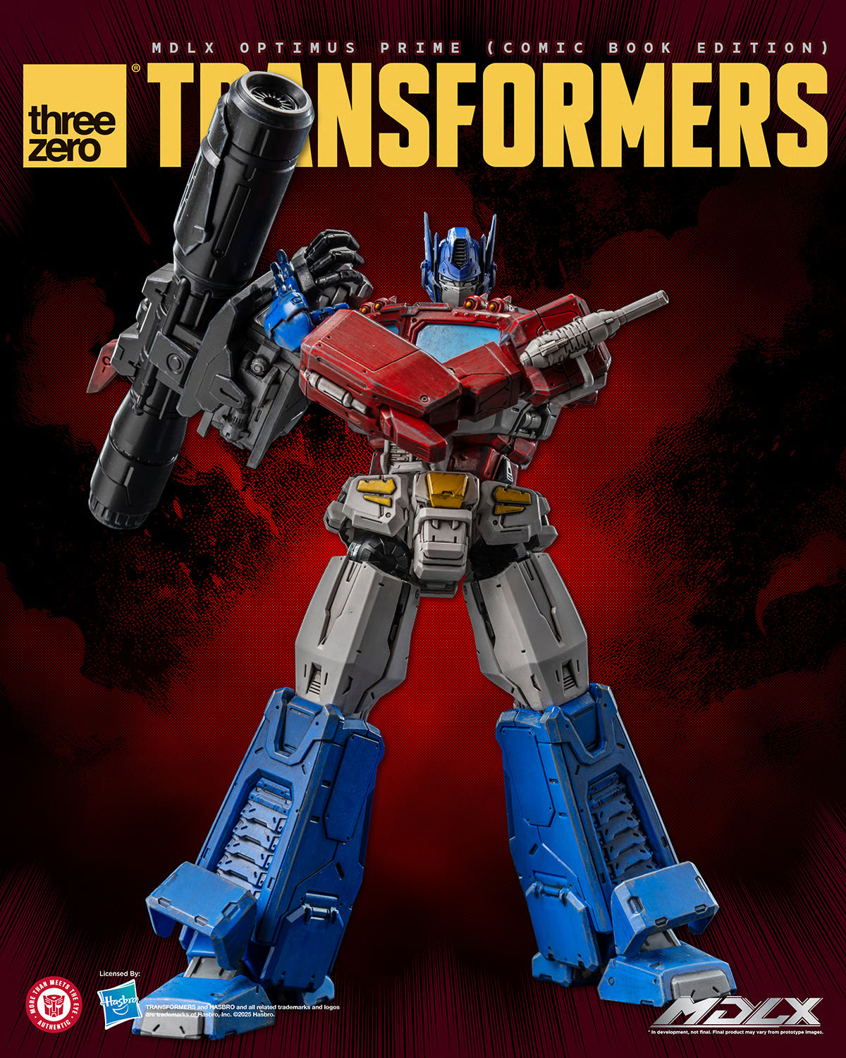 ThreeZero MDLX Transformers Optimus Prime (Comic Book Edition) Action Figure