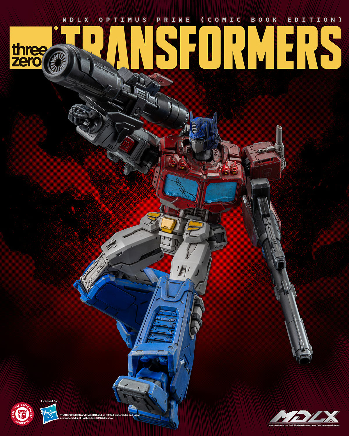 ThreeZero MDLX Transformers Optimus Prime (Comic Book Edition) Action Figure