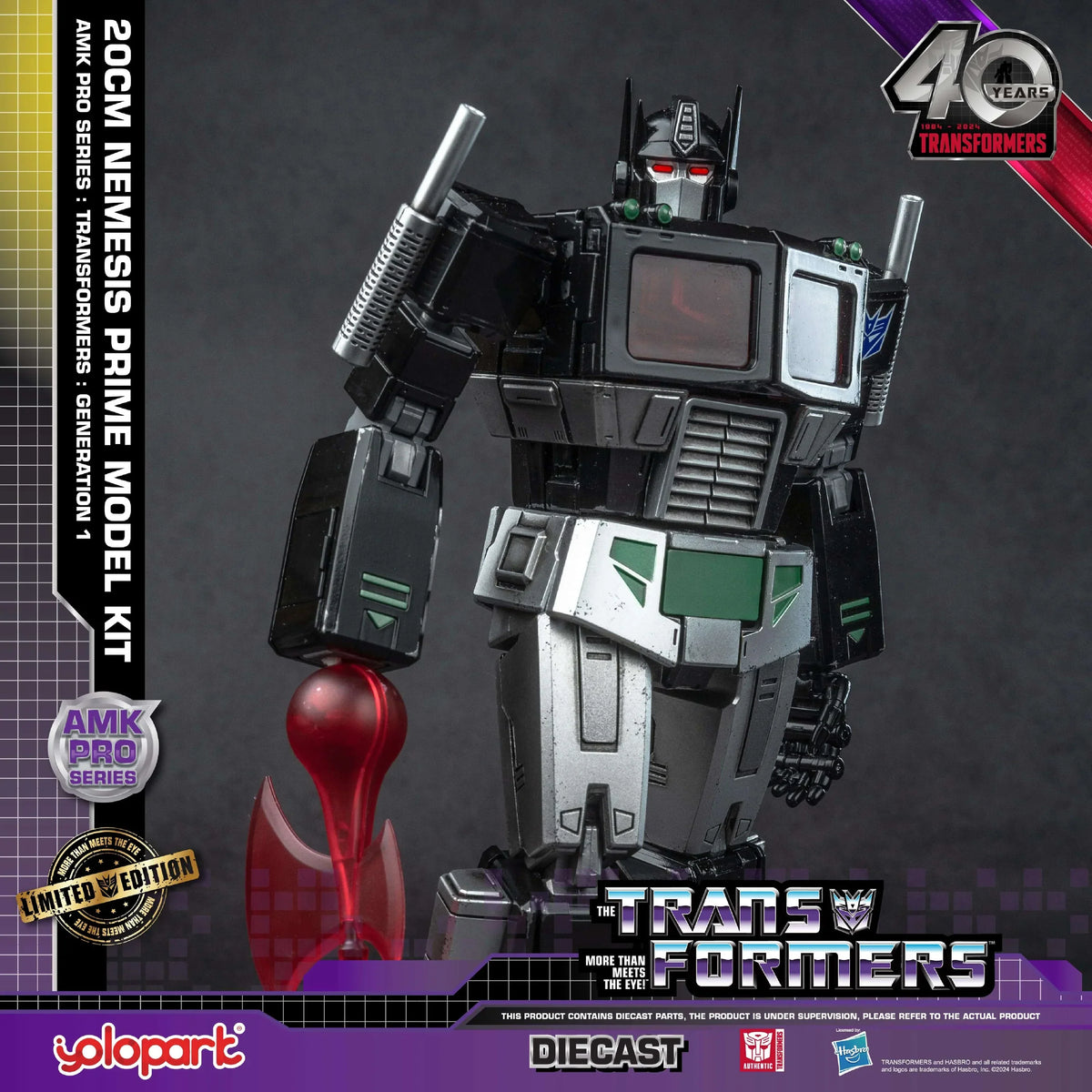 Yolopark Transformers AMK Pro Series Nemesis Prime Model Kit