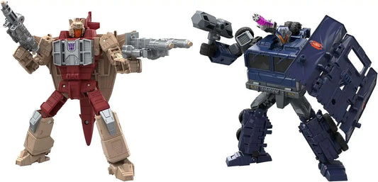 Transformers Generations Legacy United Deluxe Doom'n Destruction Collection 2 Pack (Prime Universe Breakdown, Windsweeper) Action Figure