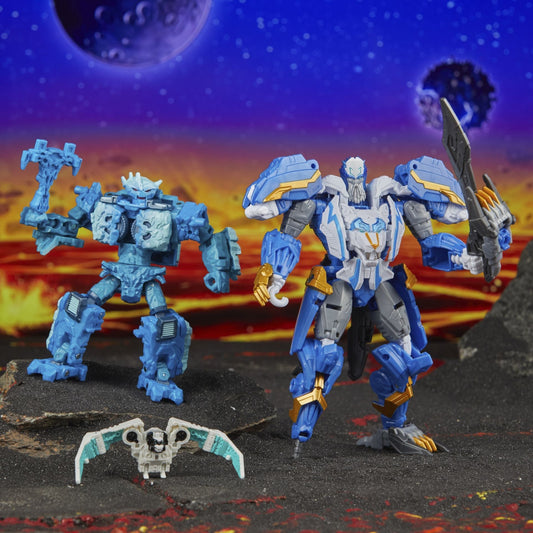 Transformers Generations Legacy United Leader Class Star Raider Thundertron, Nightstrike, Calcitron Action Figure