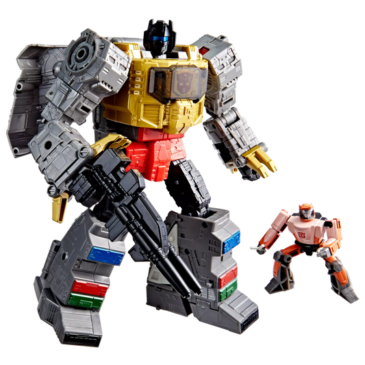 Transformers The Movie Studio Series Leader Dinobot Grimlock and Wheelie Action Figure