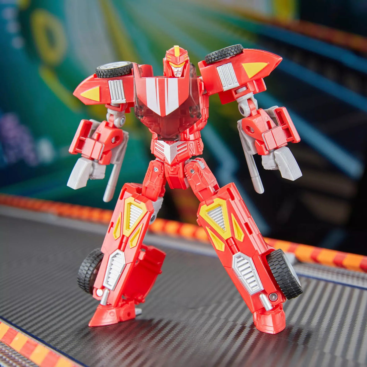 Transformers Collaborative Hot Wheels Twin Mill (Red) Action Figure