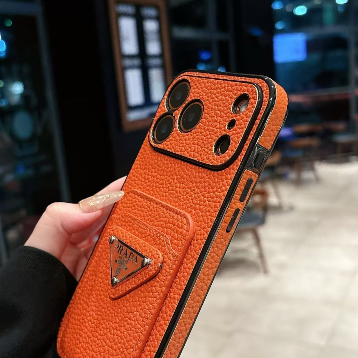 Luxury PR MagSafe Card Holder Case For iPhone 12-17