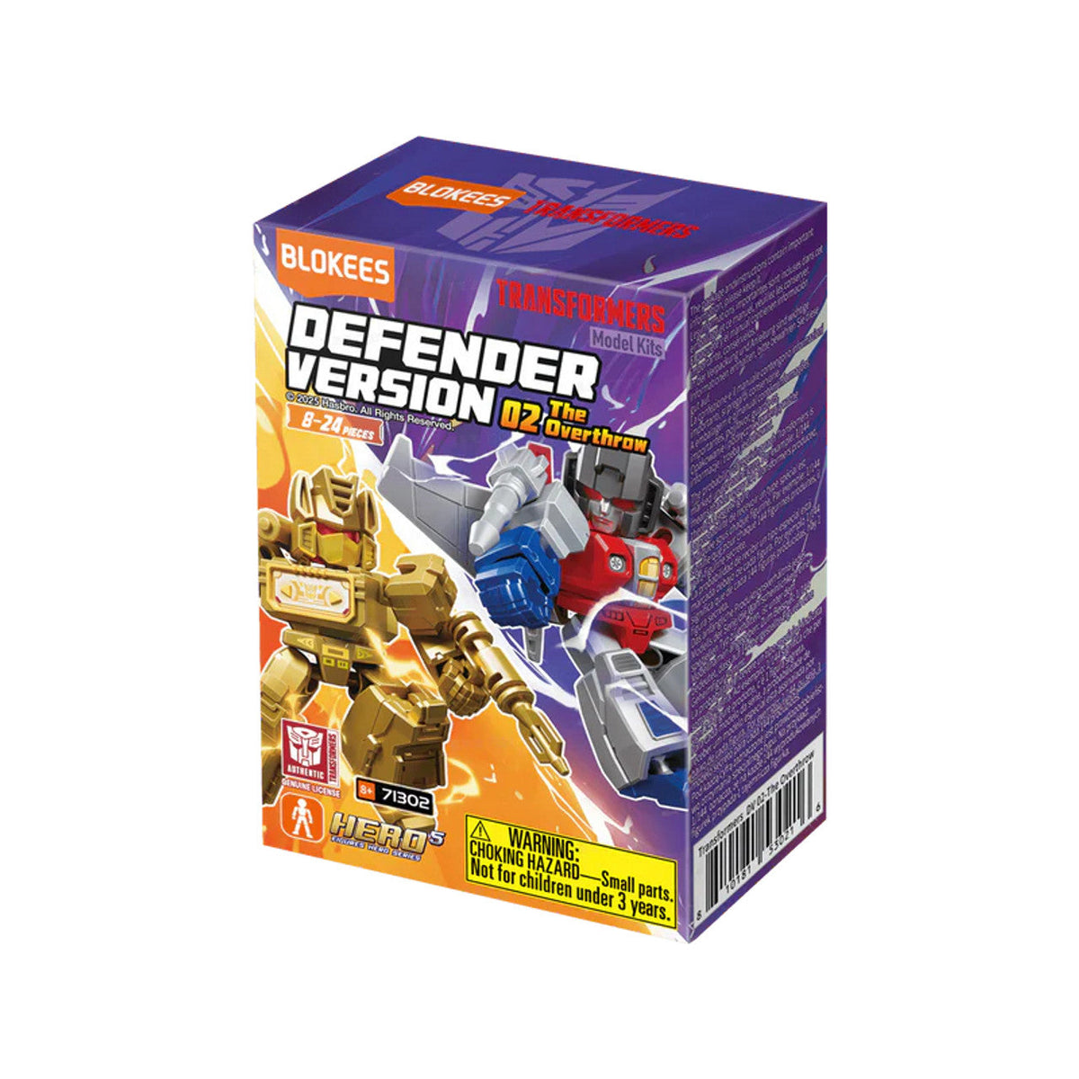 Blokees Transformers Model Kits Defender Version #02 The Overthrow Mystery Box Trading Figure Set of 12