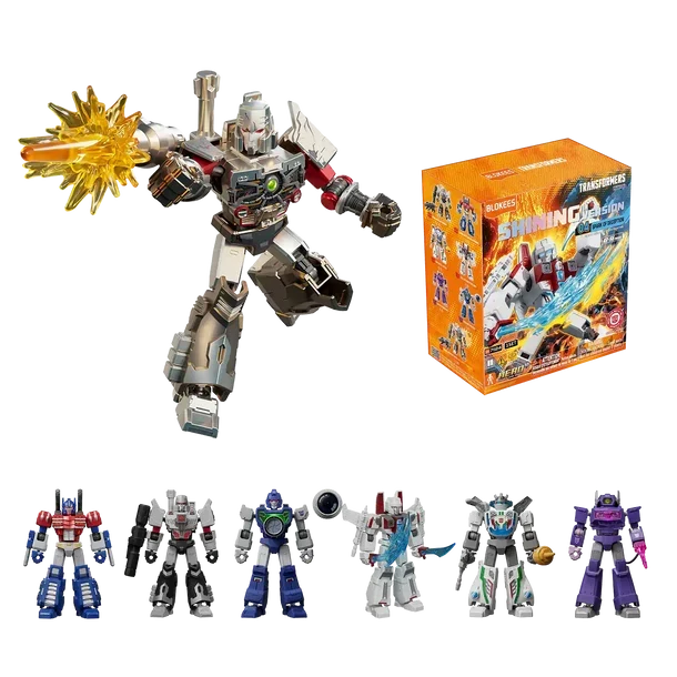 Blokees Transformers Model Kits Shining Version #04 Spark of Deception Box Trading Figure Set of 6