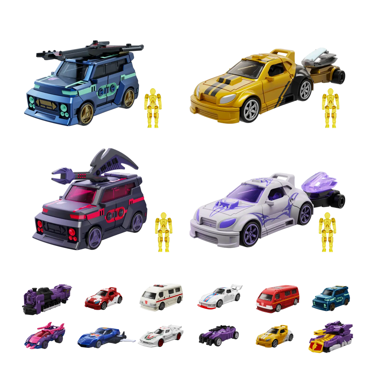 Blokees Transformers Model Kits Blokees Wheels C04 Heart of the Ark Box Trading Figure Set of 12