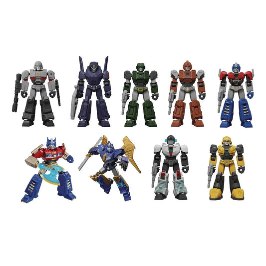 Blokees Transformers Model Kits Experience Galaxy Version #05 ONE Mystery Box Trading Figure Set of 9