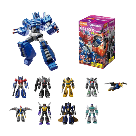 Blokees Transformers Model Kits Experience Galaxy Version #06 Parallel Universe Mystery Box Trading Figure Set of 9