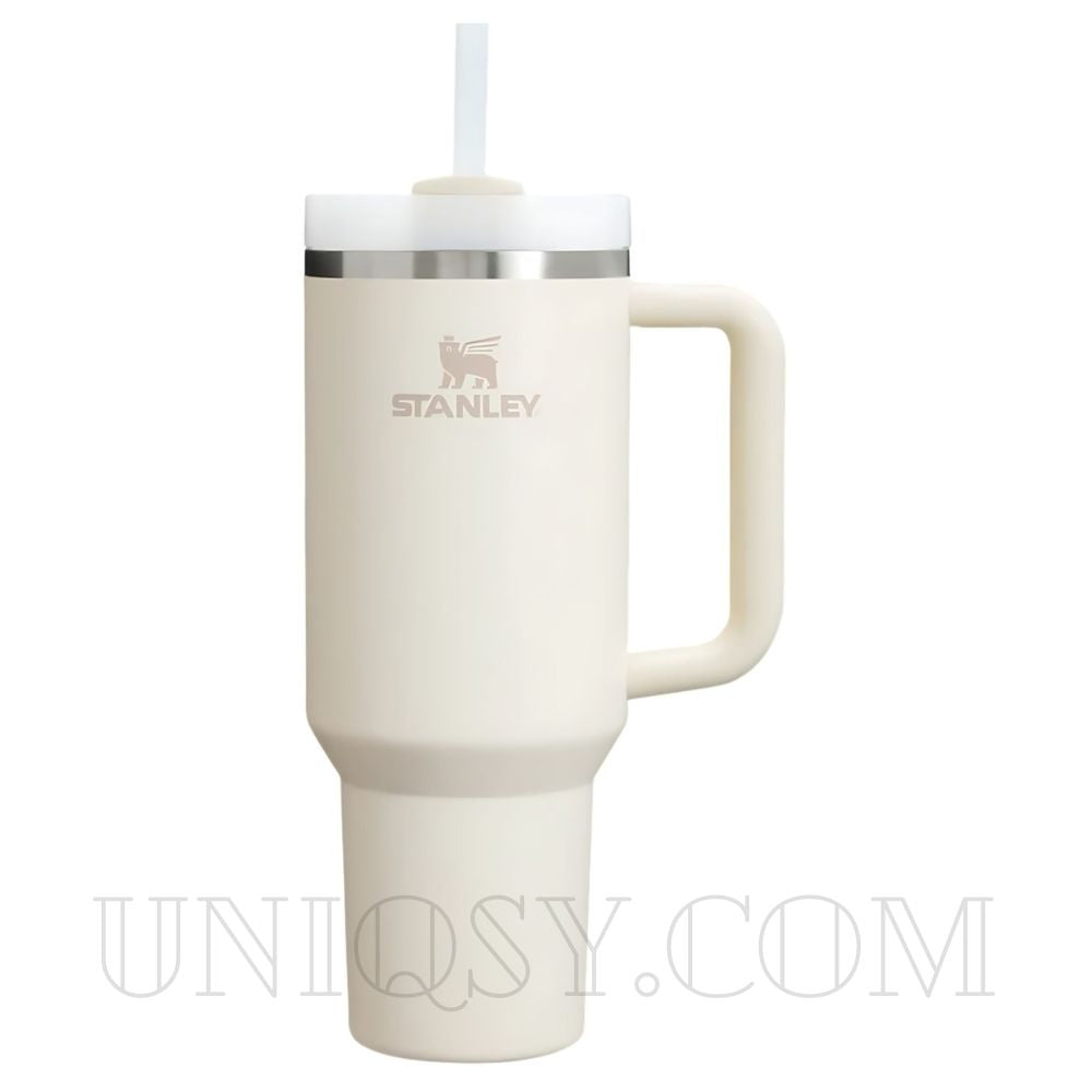 Stanley Tumbler with Handle & Straw Lid - Stainless Steel, Vacuum Insulated, Thermal Iced Travel Mug (40 OZ)