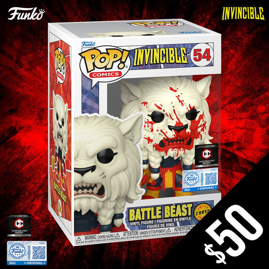 Funko Pop! Chalice Exclusive: Invincible - Battle Beast #54 (CHASE)