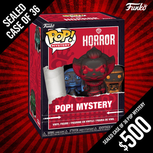 Pre-Order: Funko Pop! Mystery: WB Horror (Sealed Case of 36)