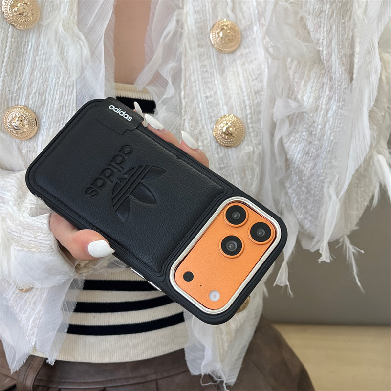 Adidas Premium Leather Case for iPhone 17/ 16/ 15/ 14