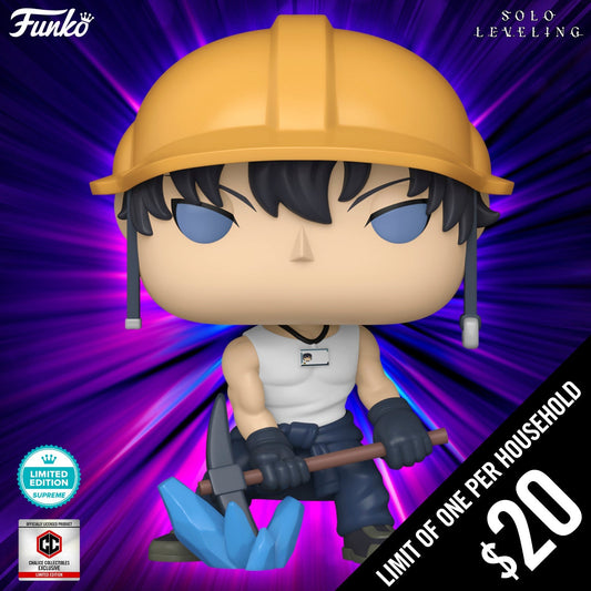 Funko Pop! Chalice Exclusive LE9500: Solo Leveling: Sung Jinwoo (Mining) #2221