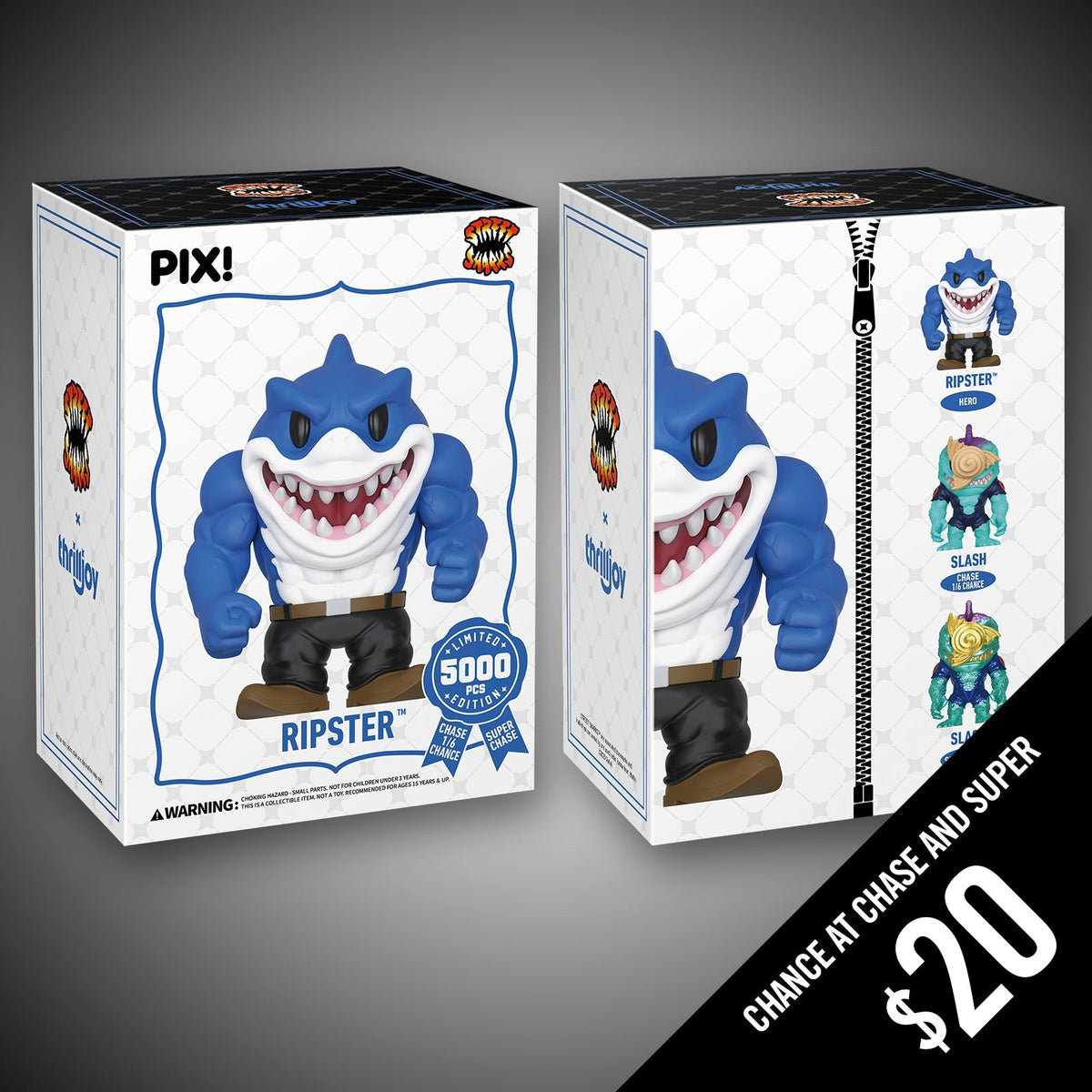 Thrilljoy PIX: Street Sharks: Ripster (LE5000)