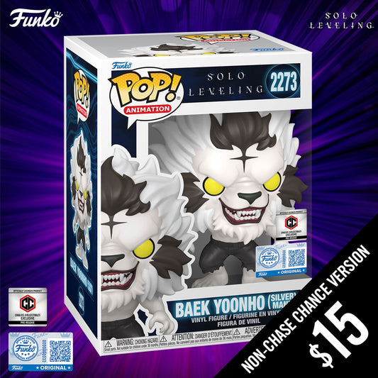 Pre-Order: Funko Pop! Solo Leveling S2: Baek Yoonho - Silver Mane #2273 (Non-Chase) (PR)
