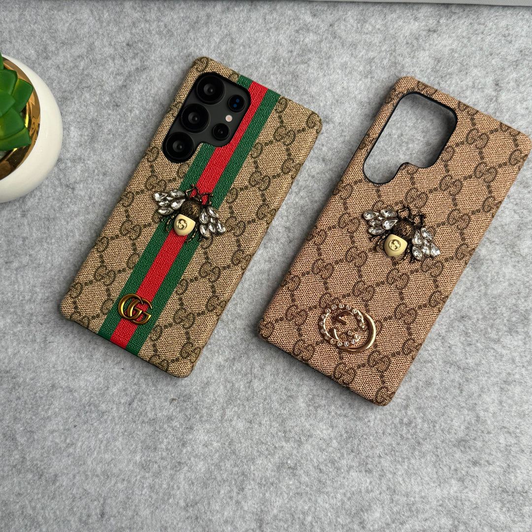 Luxury Brand 3D BEE Design Case for Samsung Galaxy S22-S26 Series