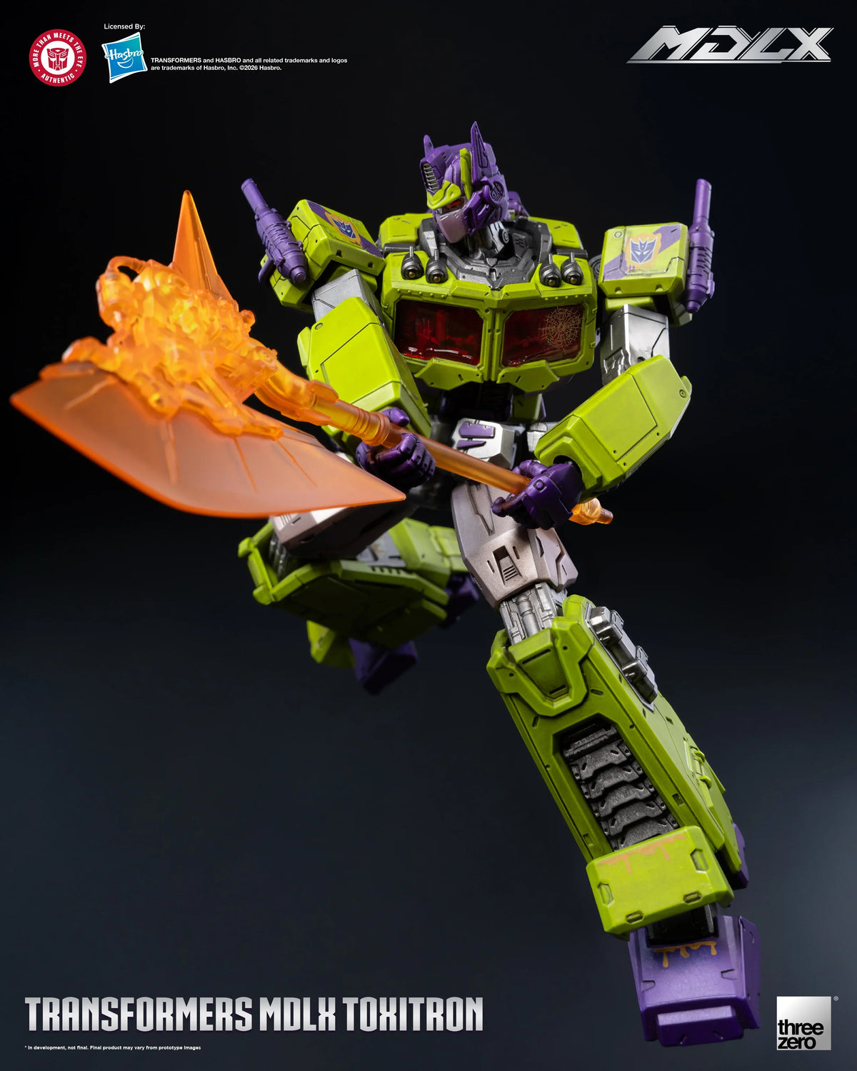 ThreeZero Transformers Toxitron MDLX Action Figure Exclusive