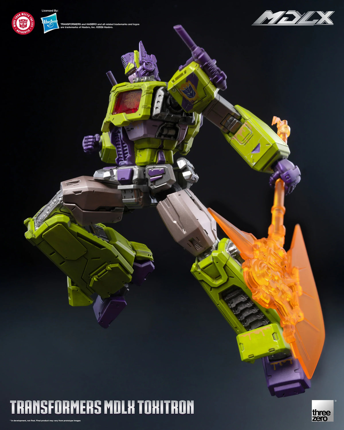 ThreeZero Transformers Toxitron MDLX Action Figure Exclusive