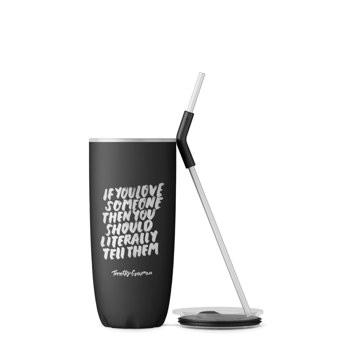 Timothy Goodman x S'well Tumbler with Straw