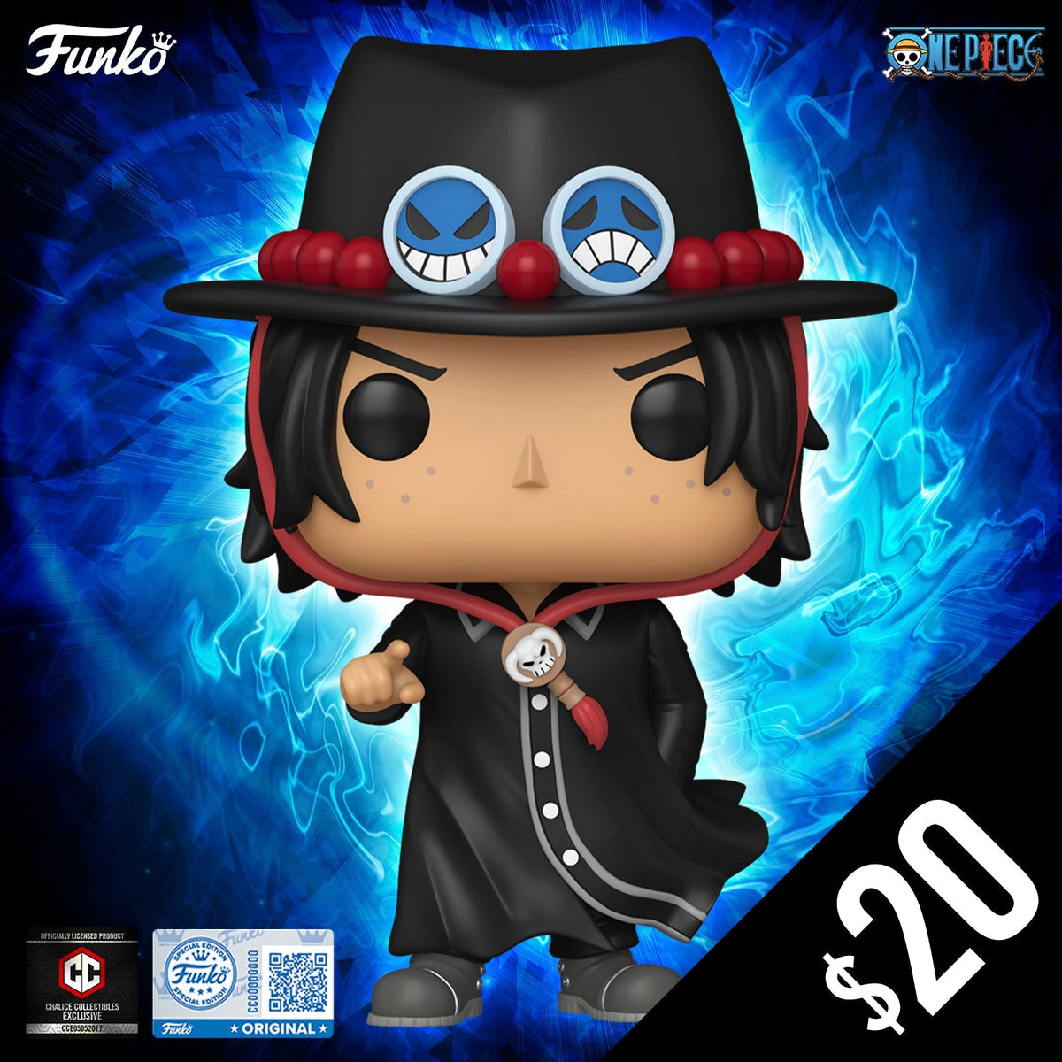 Funko Pop! Chalice Exclusive: One Piece S12: Portgas D. Ace  #2130