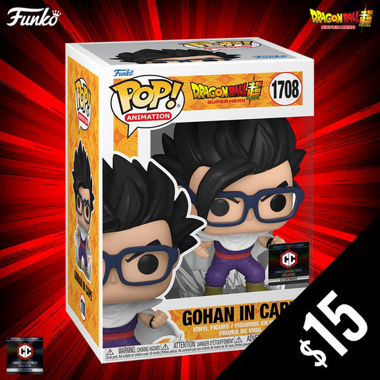 Funko Pop! Chalice Exclusive: Dragon Ball Super: Gohan In Cape #1708 (Non-Chase)