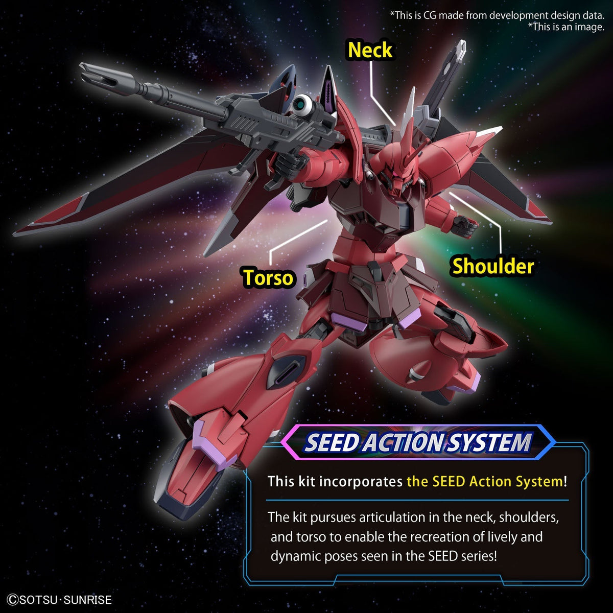 Gundam 1/144 HGUC #248 HGCE Seed Freedom ZGMF-2025/F Gelgoog Menace (Lunamaria Hawke Custom) Model Kit